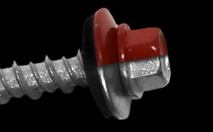 Painted-galvanized screw head1